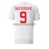 Original Fußballtrikot Schweiz Haris Seferovic 9 Auswärtstrikot WM 2022 Für Herren